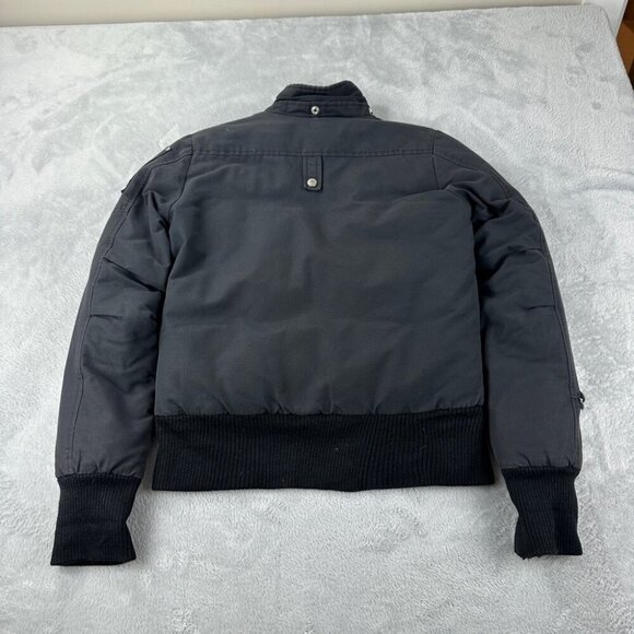Moose Knuckles Black Bomber Jacket Men’s Size S - Picture 2 of 15